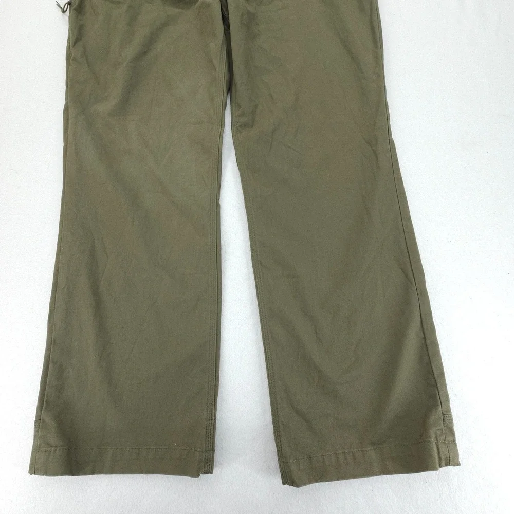 Duluth Trading Khaki Pants Mens 40x32 Olive Green Flex Ballroom Stretch Workwear